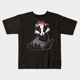 Christmas Badger Kids T-Shirt